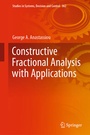Cover: Constructive Fractional Analysis with Applications - Springer