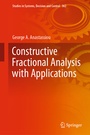 Cover: Constructive Fractional Analysis with Applications - Springer