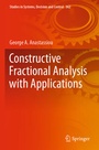 Cover: Constructive Fractional Analysis with Applications - Springer