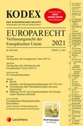 Cover: KODEX EU-Verfassungsrecht (Europarecht) 2021 - LexisNexis Verlag ARD ORAC GmbH