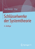 Cover: Schl&uuml;sselwerke der Systemtheorie - Springer VS