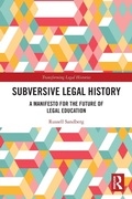 Cover: Subversive Legal History - Routledge