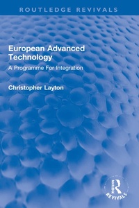 Enlarge image Cover: European Advanced Technology - Routledge