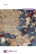 Cover: CaO-SiO2-Al2O3-Fe Oxides Chemical System - EDP sciences
