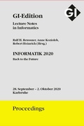 Cover: GI Edition Proceedings Band 307 "INFORMATIK 2020" Back to the Future - K&ouml;llen