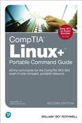 Cover: CompTIA Linux+ Portable Command Guide - Pearson It Certification
