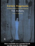 Cover: Certain Fragments - Routledge