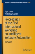 Cover: Proceedings of the First International Workshop on Intelligent Software Automation - Springer