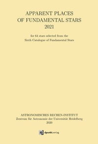 Abbildung von: Apparent Places of Fundamental Stars (APFS) 2021 - dpunkt