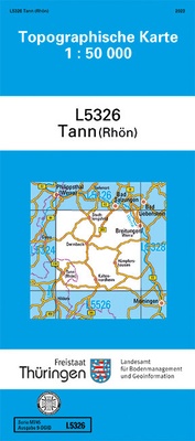 Abbildung von: Tann (Rhön) - Thüringer Landesamt für Bodenmanagement und Geoinformation