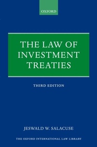 Abbildung von: The Law of Investment Treaties - OUP eBook
