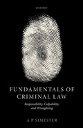 Cover: Fundamentals of Criminal Law - OUP eBook