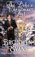 Cover: The Duke's Christmas List - Bronwen Evans