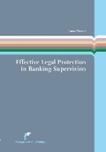 Cover: Effective Legal Protection in Banking Supervision - Europa Law Publishing