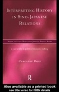 Cover: Interpreting History in Sino-Japanese Relations - Routledge