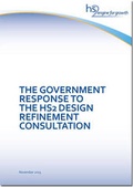 Cover: The Government response to the HS2 design refinement consultation - TSO