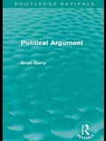 Cover: Political Argument (Routledge Revivals) - Routledge