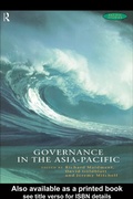 Cover: Governance in the Asia-Pacific - Routledge