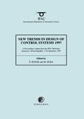 Cover: New Trends in Design of Control Systems 1997 - Pergamon
