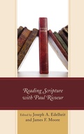 Cover: Reading Scripture with Paul Ricoeur - Lexington Books