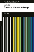 Cover: &Uuml;ber die Natur der Dinge - Reclam