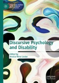 Cover: Discursive Psychology and Disability - Palgrave Macmillan
