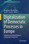 Cover: Digitalization of Democratic Processes in Europe - Springer