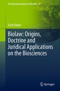 Bild: Biolaw: Origins, Doctrine and Juridical Applications on the Biosciences - Springer