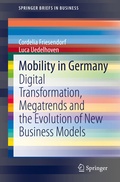 Cover: Mobility in Germany - Springer
