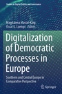 Cover: Digitalization of Democratic Processes in Europe - Springer