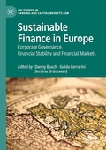 Cover: Sustainable Finance in Europe - Palgrave Macmillan
