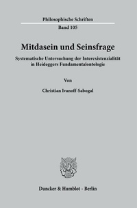 Abbildung von: Mitdasein und Seinsfrage. - Duncker & Humblot