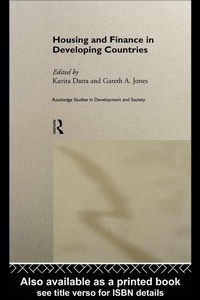 Enlarge image Cover: Housing and Finance in Developing Countries - Routledge