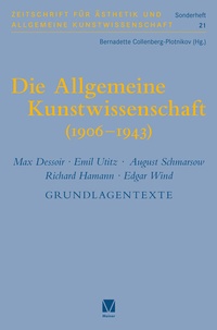 Abbildung von: Die Allgemeine Kunstwissenschaft (1906-1943). Band 2 - Meiner