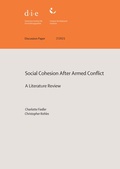Cover: Social cohesion after armed conflict - German Institute of Development and Sustainability (IDOS) gGmbH