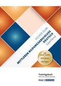 Cover: Sicher zum Mittleren Bildungsabschluss Deutsch Saarland - Trainingsbuch inkl. L&ouml;sungen und Onlinekurs - Krapp & Gutknecht Verlag