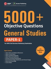 Enlarge image Cover: Upsc General Studies Paper I 5000+ Objective Questions - G K Publications Private Limited