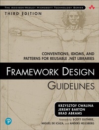 Enlarge image Cover: Framework Design Guidelines - Addison Wesley