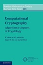 Cover: Computational Cryptography - Cambridge University Press