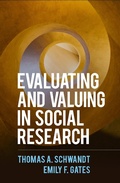 Cover: Evaluating and Valuing in Social Research - Guilford Press