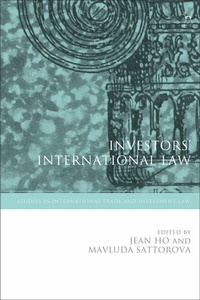Abbildung von: Investors' International Law - Hart Publishing