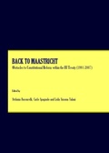 Cover: Back to Maastricht - Cambridge Scholars Publishing