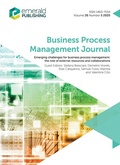 Cover: Emerging challenges for Business Process Management - Emerald Publishing Limited