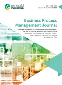 Enlarge image Cover: Emerging challenges for Business Process Management - Emerald Publishing Limited