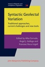 Cover: Syntactic Geolectal Variation - John Benjamins Publishing Company