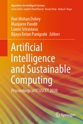 Cover: Artificial Intelligence and Sustainable Computing - Springer