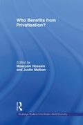 Cover: Who Benefits from Privatisation? - Routledge