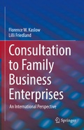 Cover: Consultation to Family Business Enterprises - Springer
