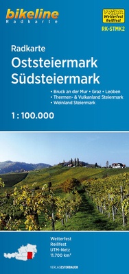 Abbildung von: Radkarte Oststeiermark, Südsteiermark - Esterbauer