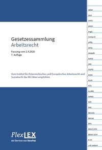 Abbildung von: Gesetzessammlung Arbeitsrecht - Facultas / FlexLEX